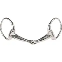 Jansen Harry's Horse, freno para caballo, 18 mm, plateado. Bocado: 14,5 cm. Anillo: 14,5 cm