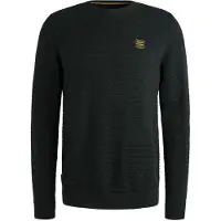 PME Legend Jersey 'Pullover in mouliné cotton' azul oscuro