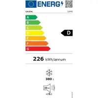 Cecotec Congelador Vertical Congelador Bolero Coolmarket Uf 380