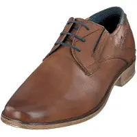 Bugatti Zapatos con cordón cognac