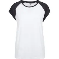 Urban Classics Camiseta negro / blanco