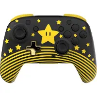 Turtle Beach Mando Inalámbrico Rematch Super Mario Star Para Nintendo Switch Brilla En La Oscuridad