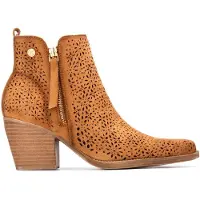 Xti para mujer. 14503701-CAMEL Botines 145037 marrón (40), Piel, 3 a 5cm, Cremallera, Casual, outlet 2026.