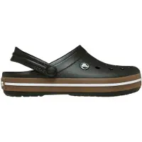 Crocs Zuecos marrón claro / negro / blanco