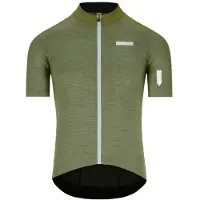 Q36.5 - Adventure Tech Merino Jersey - Maillot de ciclismo size S, oliva
