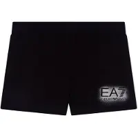 EA7 para niña. 7G000183_AF13135 Pantalones cortos Visibility Girl negro (10Años= 142cm), Casual, Deportivo, Algodón, Running, Sportswear, Mu