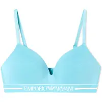 Emporio Armani para mujer. EW000442_AF19023 Sujetador Day azul (M), Homewear, Algodón, outlet 2026.