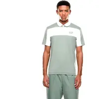 EA7 para hombre. 7M001528_AF22175 Polo Tennis Pro laurel wreath (XS), Azul, Casual, Poliéster, Manga corta, outlet 2026.