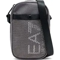EA7 unisex. 7X000633_AF23097 Bandolera deportiva logo frontal XL gris (OSFA), Casual, Poliéster, outlet 2026.