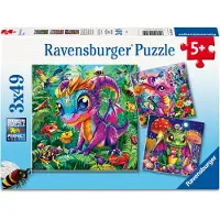 Ravensburger Puzle Baby Garden Dragons 3x49p (12004301)