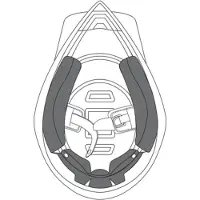 AGV Almohadillas Para Las Mejillas Ax-8 Evo