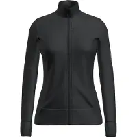 Icebreaker Sudadera con cremallera deportiva negro