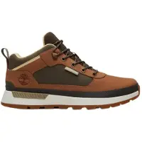 Timberland para hombre. TB0A6DKNA4G1 Zapatilla de Piel Field Trekker marrón (41.5), Plano, Cordones, Casual, Outdoor, outlet 2026