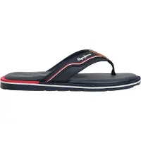 Pepe Jeans para hombre. PMS900005 Sandalia Barrel Club marino (44), Plano, Ninguno, Beachwear, outlet 2026.