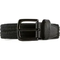 Armani Exchange para hombre. XM002035AF19930UC001 Cinturón Tongue negro (90 cm), Casual, Sintético, outlet 2026.