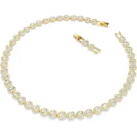 Swarovski Cadena 'Una' oro / transparente