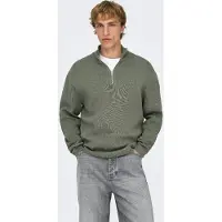 Only & Sons Jersey 'ONSTing' gris moteado