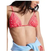 Roxy - Women's Beach Bandana Tiki Tri - Parte superior de bikini size XL, fucsia