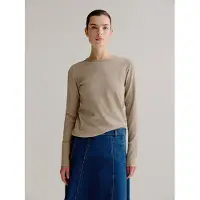 Josephine & Co Laurens Top Light Khaki Talla: L | Manga Larga Outlet | Mujer | Marrón