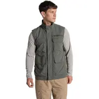 Craghoppers - Nosilife Adventure Gilet V - Chaleco de fibra sintética size S, gris
