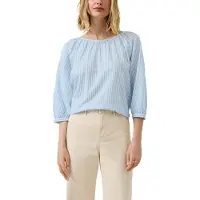 s.Oliver Blouses Blue Talla: 46 | Manga Larga Outlet | Mujer | Azul