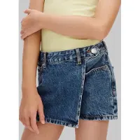 Calvin Klein Girls Denim Wrap Skort Beckford Wash Talla: 16 | Faldas Outlet | Unisex | Azul