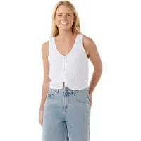 Rip Curl - Women's Premium Surf Top - Top size XL, blanco