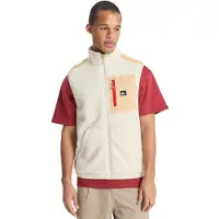 Quiksilver - Clean Coast Gilet - Chaleco de forro polar size L, blanco
