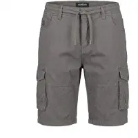 KOROSHI Pantalón cargo gris oscuro