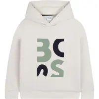 BOSS Sudadera 'Felpa cappuccio beige per bambino' beige
