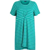 Zizzi Vestido 'Mmelissa' turquesa / blanco
