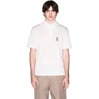 Armani Exchange para hombre. XM002209AF10364U0009 Polo Regular blanco (S), Casual, Algodón, Manga corta, outlet 2026