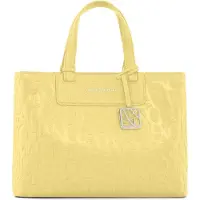 Armani Exchange para mujer. XW001222AF15774U2149 Bolso con logotipo integral (OSFA), Casual, Amarillo, Poliéster, ou