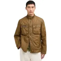 Barbour para hombre. MWX2455 Chaqueta Merton marrón (L), Casual, Algodón, outlet 2026.