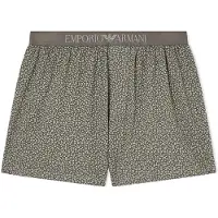 Emporio Armani para hombre. EM000798_AF18885 Bóxers Pattern Mix verde (L), Homewear, Algodón, outlet 2026.