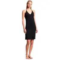 Emporio Armani para mujer. EW004085_AF20255 Vestido Beach negro (M), Casual, Poliamida, Sin mangas / Tirantes, outlet 2026.