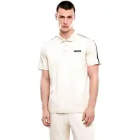 EA7 para hombre. 7M001477_AF10375 Polo Logo Series beige (XL), Casual, Algodón, Manga corta, outlet 2026.