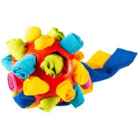 Laroy Duvo+ Snuffel en Snackbal - 14 x 14 x 14 cm - Multicolor