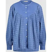 Circle of trust Devora Blouse True Navy Talla: M | Manga Larga Outlet | Mujer | Azul