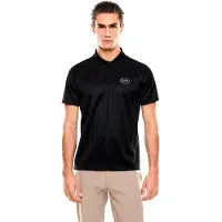 EA7 para hombre. 7M001287_AF22277 Polo Golf Pro negro (XL), Casual, Deportivo, Tenis/Padel, Poliéster, Manga corta, outlet 2026.