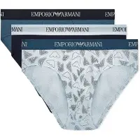 Emporio Armani para hombre. EM000256_AF20671 Set 3 Slips Day azul, marino (XL), Homewear, Algodón, outlet 2026.