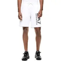 EA7 para hombre. 7M001414_AF22266 Shorts Core Identity blanco (XXS), Casual, Deportivo, Algodón, Sportswear, Multideporte, outlet 2026.