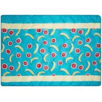 Wave Hawaii - Multifunc Outdoor Blanket D4 - Manta size 200 x 140 cm, turquesa