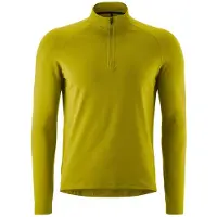 Gonso - Essential Jersey Longsleeve - Maillot de ciclismo size 3XL, amarillo/oliva