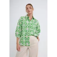 Josephine & Co Devan Blouse Parrot Green Talla: 44 | Blusas Outlet | Mujer | Verde