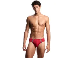 Emporio Armani para hombre. EM000570_AF20426 Bañador Slip Cint rojo (XXL), Beachwear, Poliamida, outlet 2026.