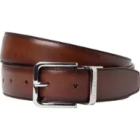 Hackett London para hombre. HM4100049 Cinturón de Piel Vit marrón (40), Casual, outlet 2026.