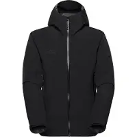 Mammut - Crag Hardshell Hooded Jacket - Chaqueta impermeable size L, negro
