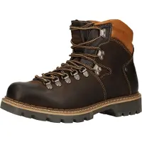 Dockers Botas con cordones chocolate / cognac
