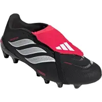 Adidas adidasBota de fútbol PREDATOR LEAGUE Fold-Over Tongue para césped artificial 47 1/3 Core Black / Cloud White / Lucid Red Unisex